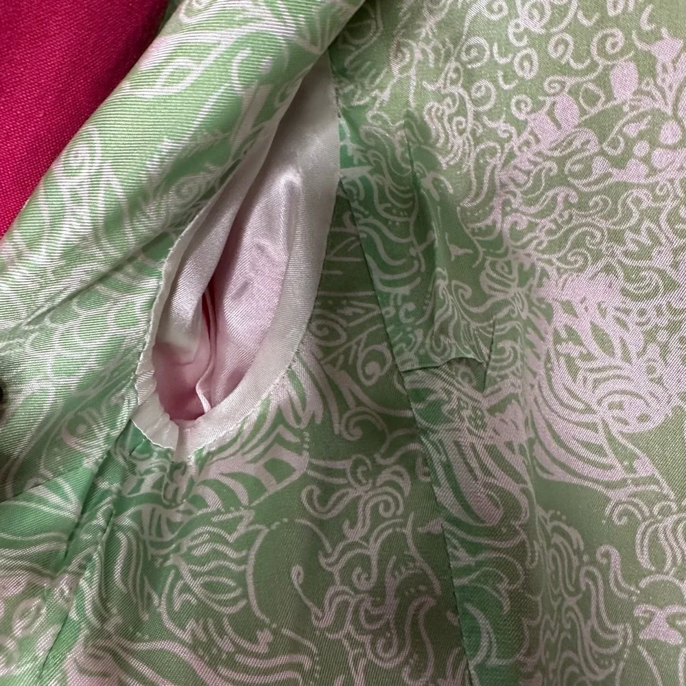 Lilly Pulitzer Men's Palm Beach Vintage Pink Linen 3 Button Down Blazer Size 40